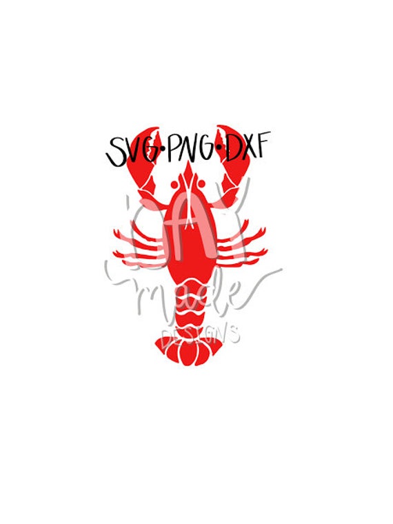 Crawfish Svg Crayfish Crawfish Cut File Etsy