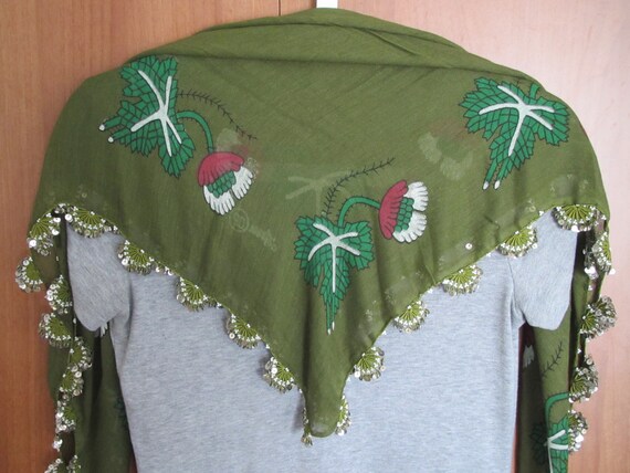 Traditional Turkish head scarf, Anatolian vintage