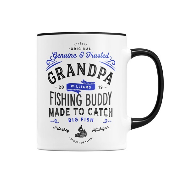 Grandpa Mugs Fishing Mugs Fishing Gifts - 