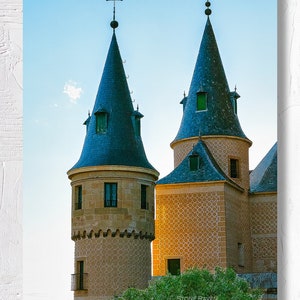 Spanish Photgraphy, Alcazar of Segovia Photograph, Segovia, Spain, Spanish, Photo, Print