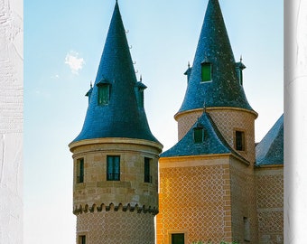 Photographie espagnole, photographie de l&#39;Alcazar de Ségovie, Ségovie, Espagne, espagnol, photo, impression