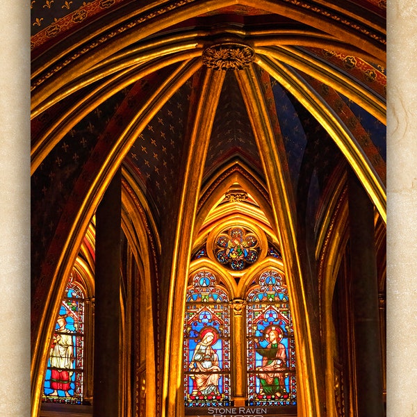 Sainte-Chapelle, French Church, Stained Glass, French Gothic Church, French Gothic Architecture, French Medieval Architecture