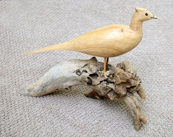 ring neck pheasant, Carved Birds, pheasant, Shore Birds, Hand Carved Birds, Folk Art, Wood Carving, primative art