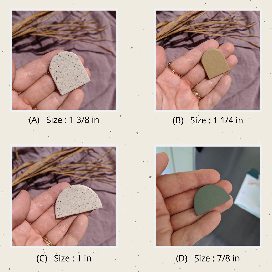 Polymer Clay Fridge Magnets Stylish Magnets Minimal Magnet | Etsy