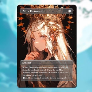Mox Diamond Proxy - Anime Style Trading Card