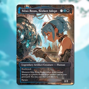 Silas Renn, Seeker Adept Proxy - Carta de troca estilo anime