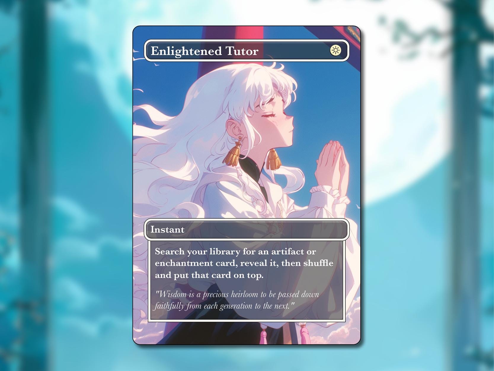 anime art cards mtg Aurelia, Exemplar of Justice (Anime Borderless) [Ravnica Remastered] main image 0