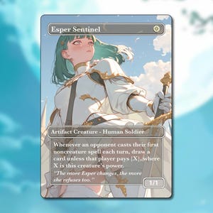 Esper Sentinel Proxy - Anime Style Proxy Card