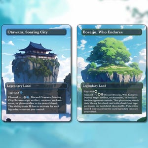 Otawara & Boseiju Proxies - Anime Style Trading Cards