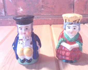 King and Queen Salt and Pepper Shakers, Vintage Salt and Pepper, Salt and Pepper Collectors