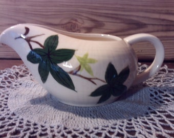 Vintage Ivy by Kanedai Hand Painted Green Ivy Creamer, Vintage Creamer, Kanedai Creamer, Elegant Serving