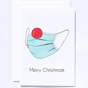 Merry ChristMASK - Carte de voeux des vacances d’hiver