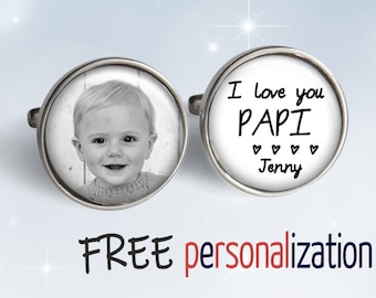Download Handwriting & Photo Cufflinks, Father of the Bride, Cuff ...