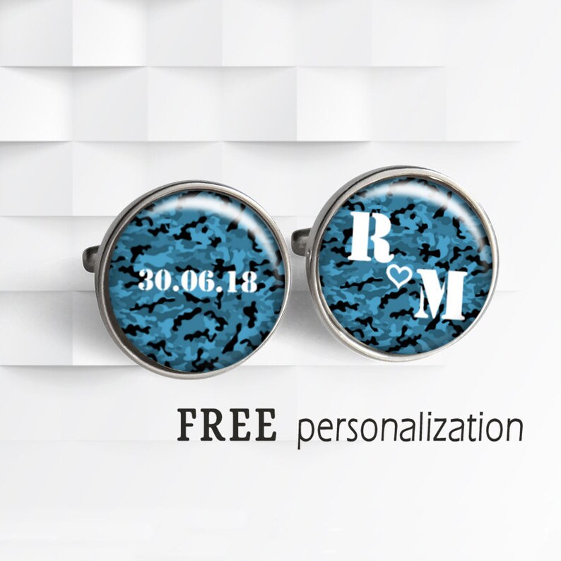 Download Camouflage Cufflinks Army Cuff Links Blue Green Grey Beige Personalized Groom Best Man Wedding Father S Day Gift Jewelry Free Mockup Cuff Links Cuff Links Tie Clips Ugaurbanag Com
