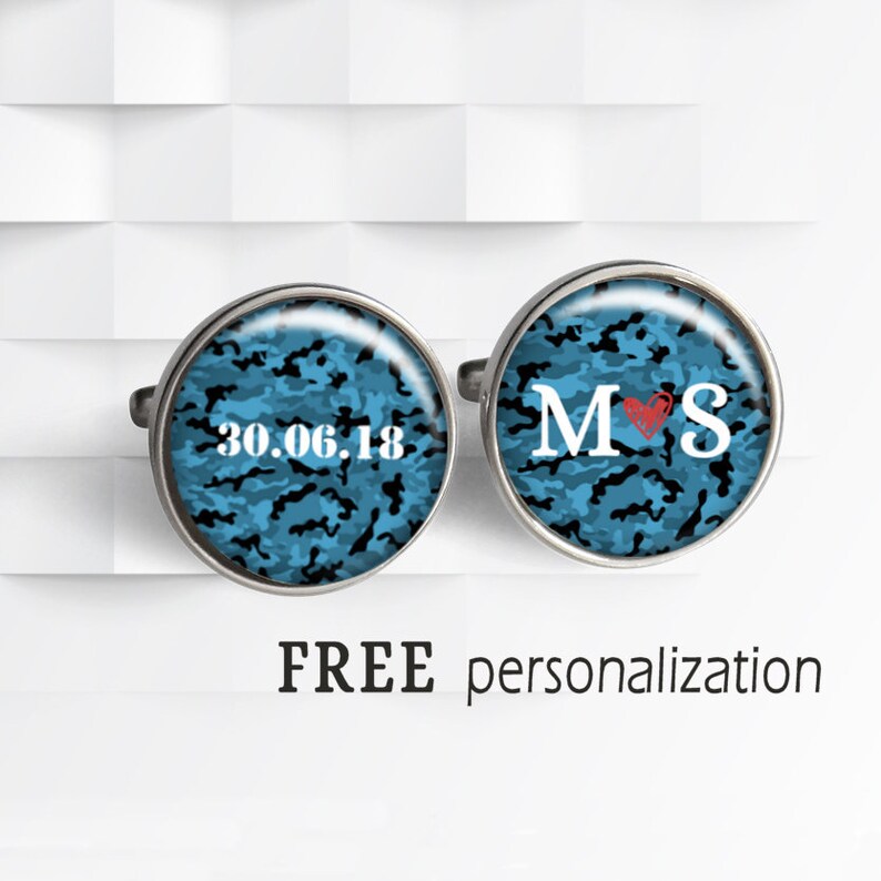 Download Camouflage Cufflinks Army Cuff Links Blue Green Grey Beige Personalized Groom Best Man Wedding Father S Day Gift Jewelry Free Mockup Cuff Links Cuff Links Tie Clips Ugaurbanag Com