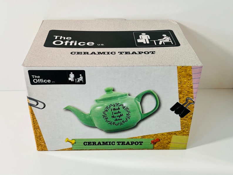 The Office Jim & Pams Teapot Ceramic Teapot I Think I Made the Right