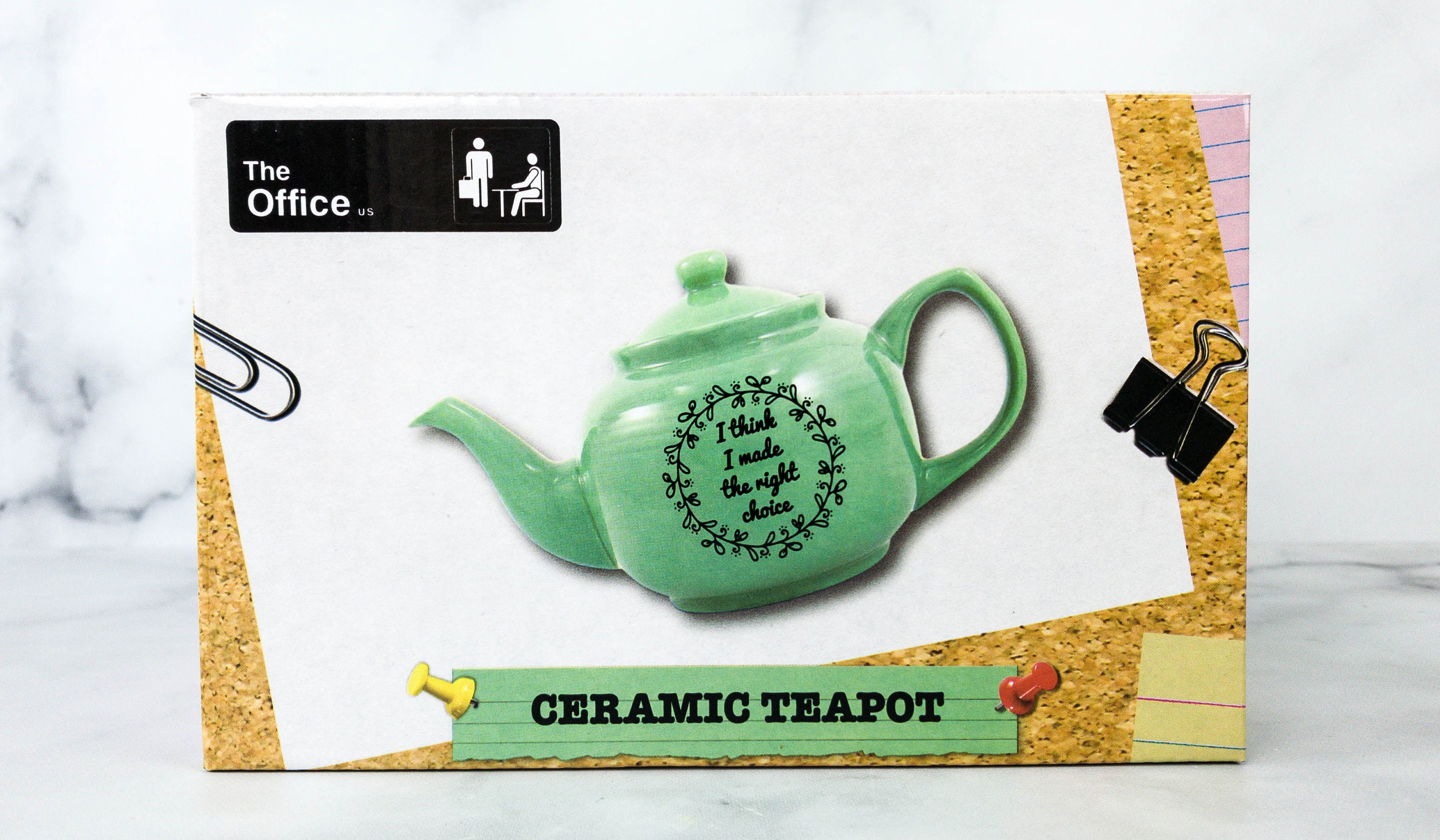 The Office Jim & Pams Teapot Ceramic Teapot I Think I Made the Right