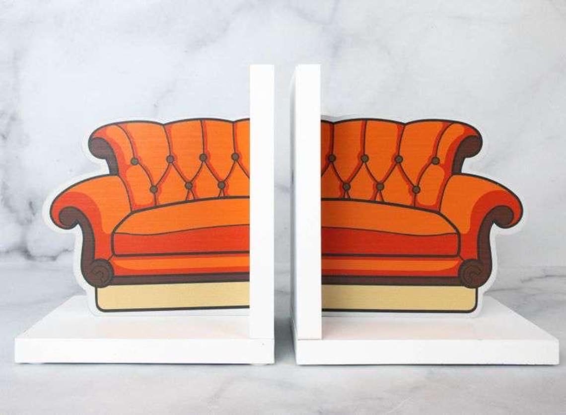 Friends TV Show Series Wooden Bookends for Bookshelf