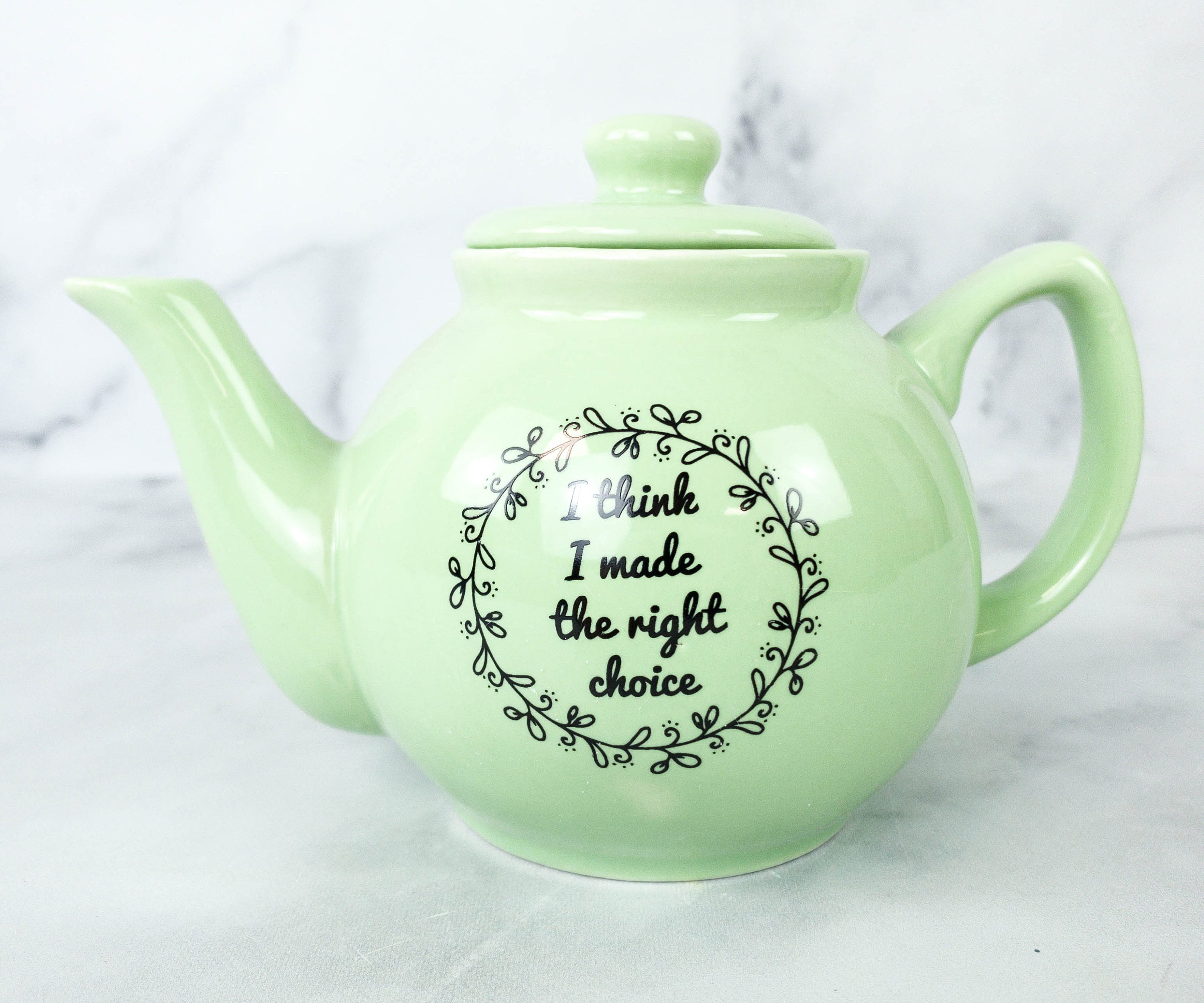 The Office Jim & Pams Teapot Ceramic Teapot I Think I Made the Right