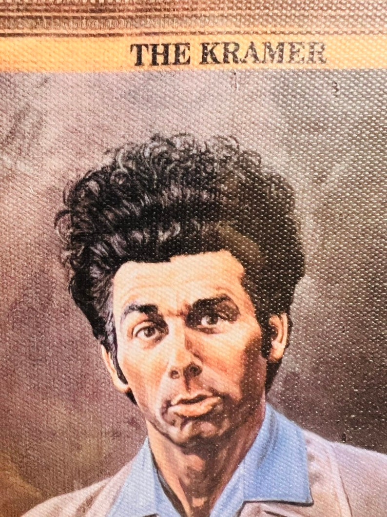 Seinfeld the Kramer Canvas Art Print Wall Portrait New, Sealed Etsy