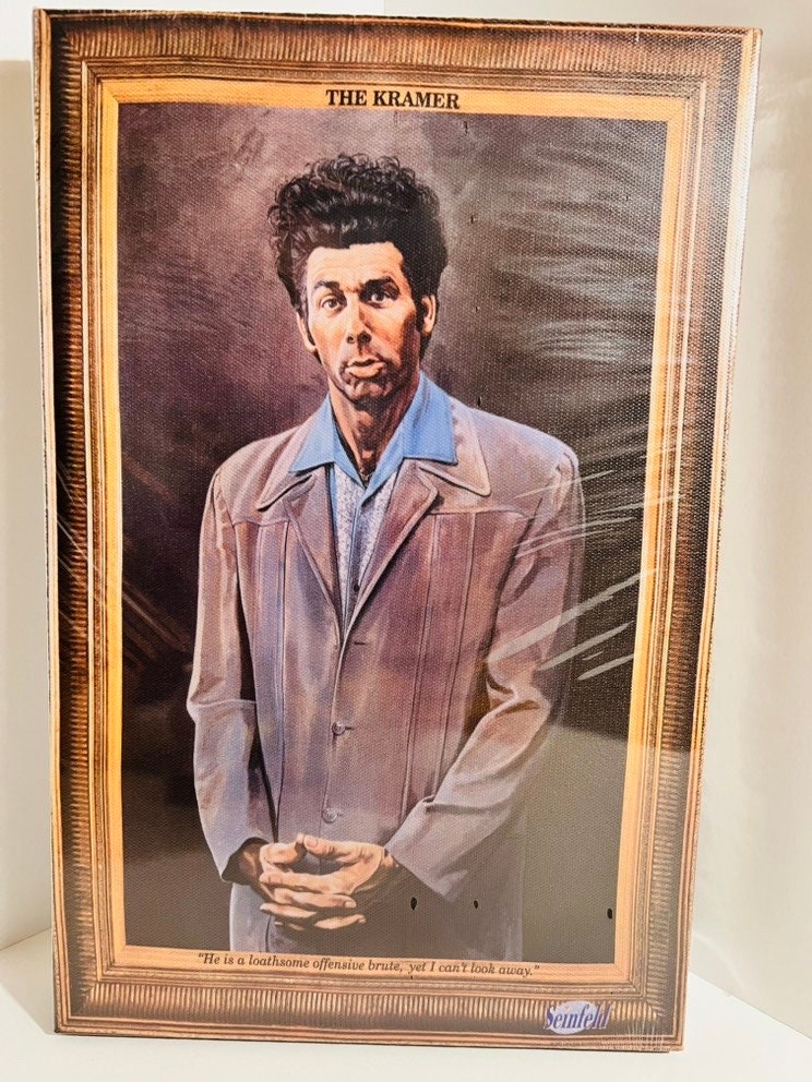 Seinfeld the Kramer Canvas Art Print Wall Portrait New, Sealed Etsy