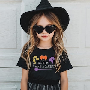 big sister winnie i smell a sibling pregnancy announcement shirt halloween pregnancy announcement sibling shirt halloween pregnancy shirt