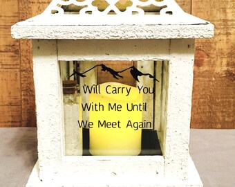 Memorial Lantern - Memory Lantern - Memorial - Loved one - Remembrance lantern - Memory Gift - Lantern - In loving memory