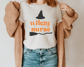 witchy nurse halloween shirt - halloween nurse shirts - halloween shirts - witch shirts - halloween witch shirts - nurse witch shirts