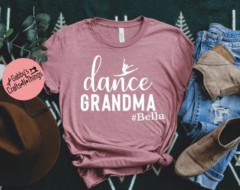 dance grandma shirt - dance grandma t-shirt - dance grandma shirts - grandma nana shirt - dance - customized dance mom shirt - personalized