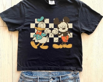 boxy cropped comfort colors mouse friends shirt - mouse and friends family trip retro mouse shirts vintage mouse shirts - best day ever trip