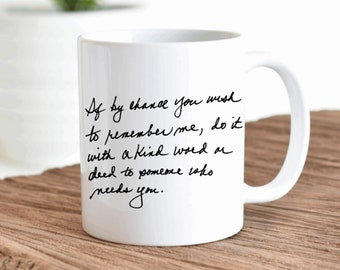 Handwriting Mug Etsy