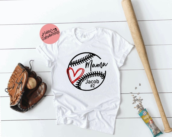 Camisa Blanca Mujer Camiseta De Bu00e9isbol Personalizada Para