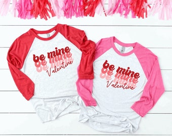 be mine valentine raglan heart shirt - womens heart shirt - womens valentine shirt - valentine shirt -  bug shirt - heart shirt - baseball