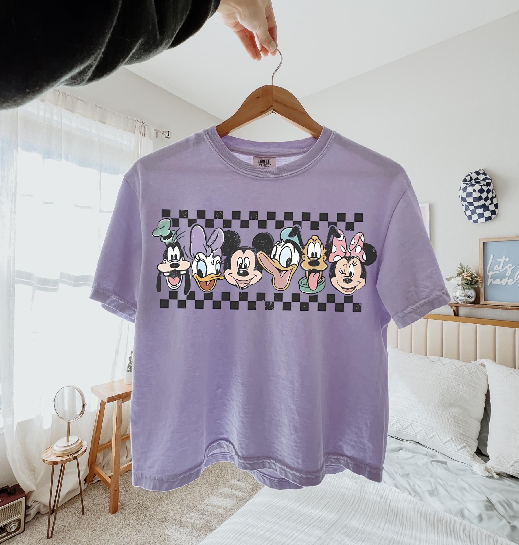 Boxy Cropped Comfort Colors Mouse Friends Shirt - Mouse and Friends ...