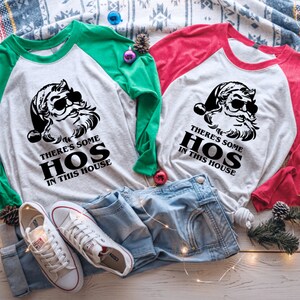 "There's Some Ho's In This House" Funny Christmas Sweater - Adult Ugly Sweater Crewneck