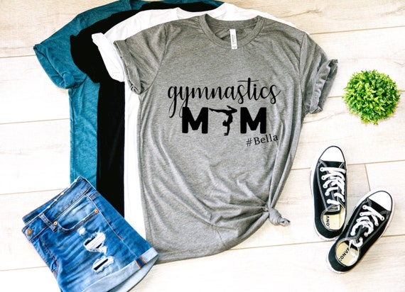 Gymnastics Mom T shirt Gymnastics Mom Shirts Gymnastics Mom Gym