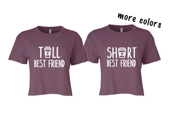 tall best friend short best friend t shirt