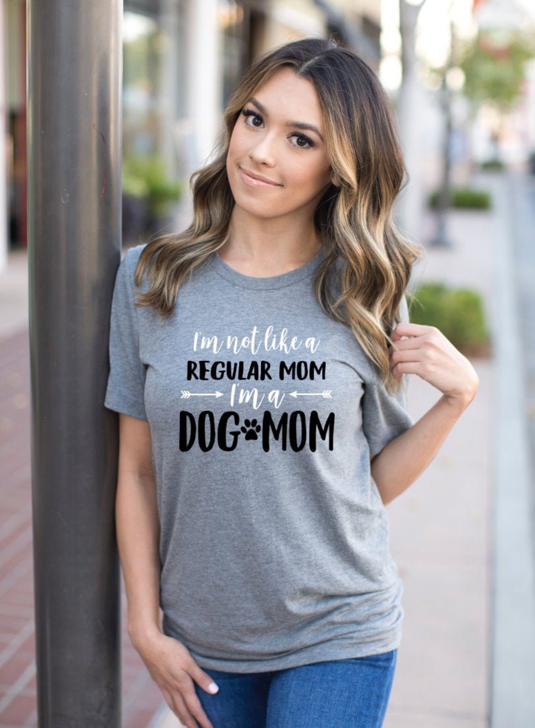 Dog Mom Dog Mom Shirt Im Not Like a Regular Mom I'm - Etsy