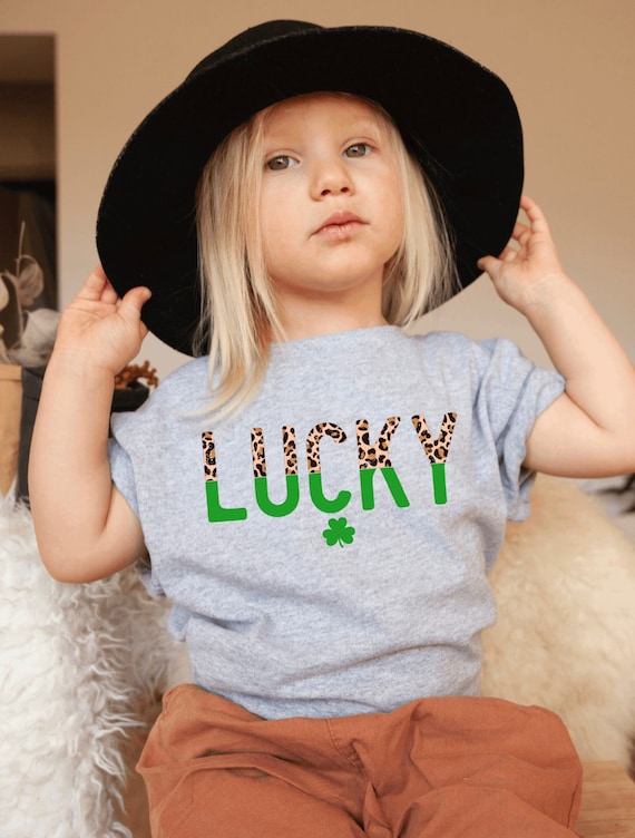Lucky Girls St Patricks Day Shirt Girls Patrick's Day T