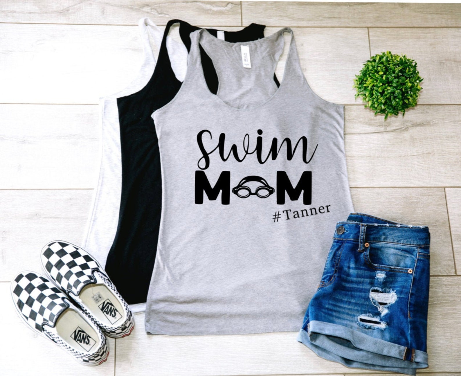 Swim Mom Tank Top Swim Team Mom Swim Team Mom Shirts Etsy