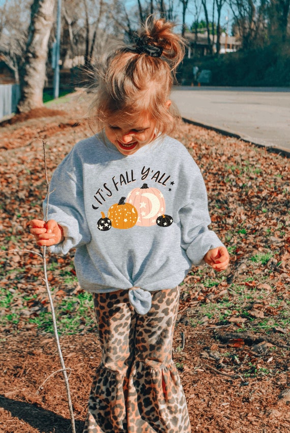 Kids Brown Leopard Fall Sweater Kids Brown Leopard Fall Sweater