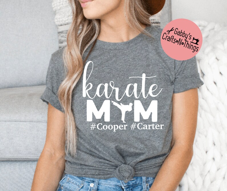 Karate Mom Shirt Karate Mom Tshirt karate Shirts Mom Etsy