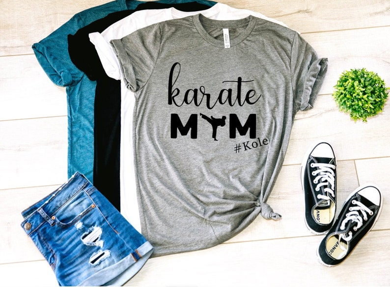 Karate mom shirt karate mom tshirt karate shirts mom Etsy