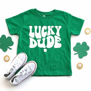 lucky dude boys st patricks day shirt - boys st. Patrick's day t-shirt - st pattys day shirts - toddler st patricks day shirts - lucky shirt
