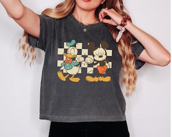 boxy cropped comfort colors mouse friends shirt - mouse and friends family trip retro mouse shirts vintage mouse shirts - best day ever trip