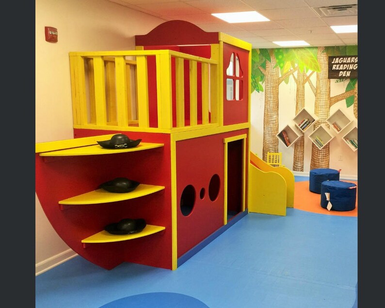 Pirate Ship Bed Bunk Boys Playhouse Image 0