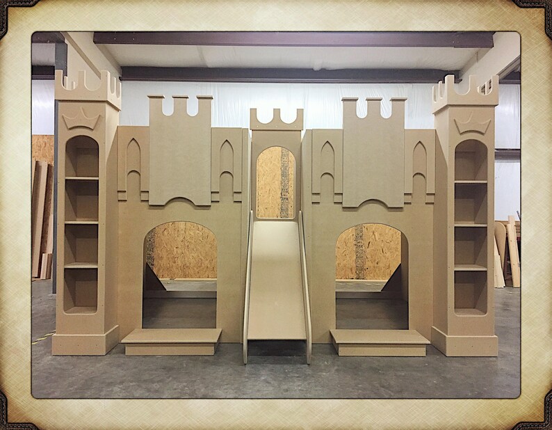Princess Castle Bed Playhouse Bunk Theme Image 0