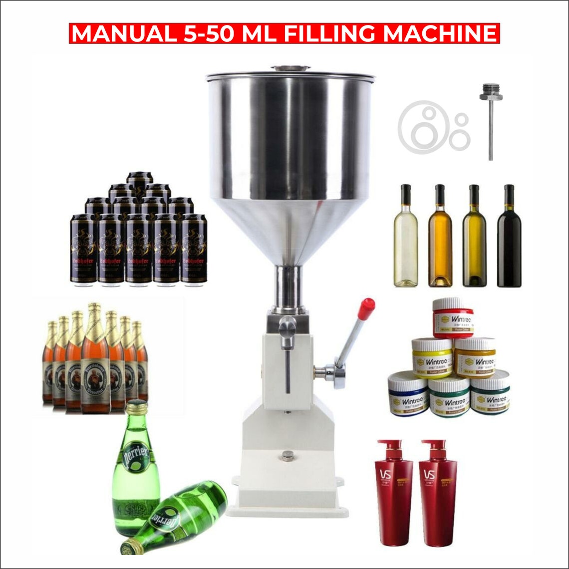 Manual 550ml Liquid Filling Machine Cosmetic Filler Cream Etsy