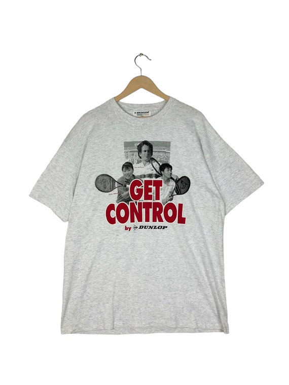 Vintage 90s Get Control by Dunlop Tennis John Mcenroe US Legend Etsy