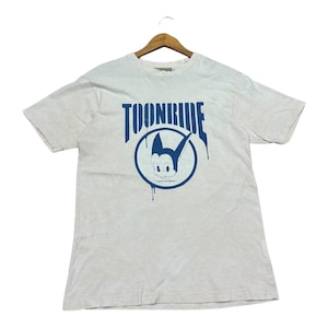 Vintage 90s Toonride Skateboard T-Shirt – Skate Brand, Surf, Streetwear, Distressed Tee, Size M